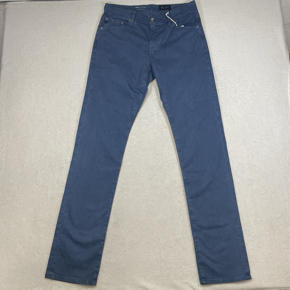 AG JEANS Everett Slim Straight Men 32x35* Pants Suede Italian Stretch Sateen NWT - Picture 10 of 10